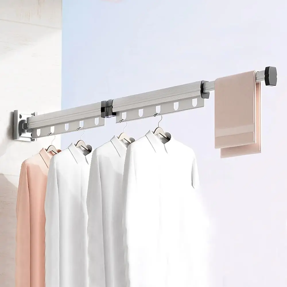 Прочная серебряная выдвижная полка для сушки одежды в помещении, настенный компактный стиральный аппарат для эффективной сушки
Прочная серебряная выдвижная полка для сушки одежды в помещении, настенный компактный стиральный аппарат для эффективной сушки