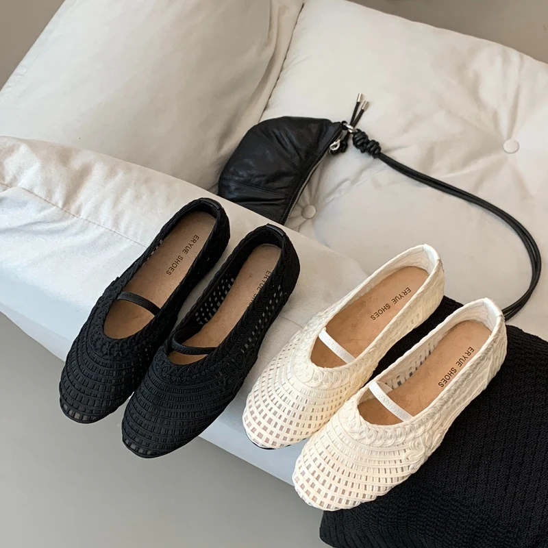 Summer Hollow Weave Mesh Women Loafers Fashion Round Toe Slip On Female Beach Casual Shoes Flat Sandals Zapatos De Mujer
Summer Hollow Weave Mesh Women Loafers Fashion Round Toe Slip On Female Beach Casual Shoes Flat Sandals Zapatos De Mujer