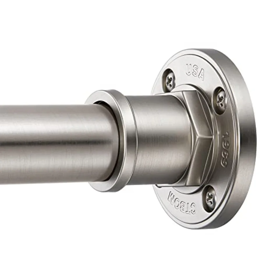 Industrial Shower Curtain Rod - 2-in-1 Design Tension Curtain Rod - Never Rust Non-Slip 43 to 72 Inch 304 Stainless Steel Windo
Industrial Shower Curtain Rod - 2-in-1 Design Tension Curtain Rod - Never Rust Non-Slip 43 to 72 Inch 304 Stainless Steel Windo