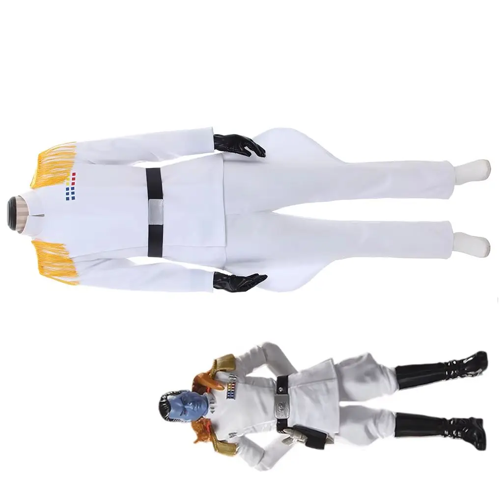 Thrawn Cosplay Commander Costume Men's White Admiral Uniform Suit Halloween Carnival Party Officers Disguise Battle Outfits
Thrawn Cosplay Commander Costume Men's White Admiral Uniform Suit Halloween Carnival Party Officers Disguise Battle Outfits