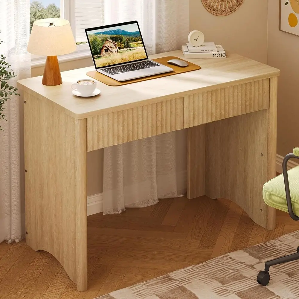 Compact 40 Inch Wooden Writing Desk, Perfect for Small Spaces - Ideal for Home Office, Study, and Living Room
Compact 40 Inch Wooden Writing Desk, Perfect for Small Spaces - Ideal for Home Office, Study, and Living Room