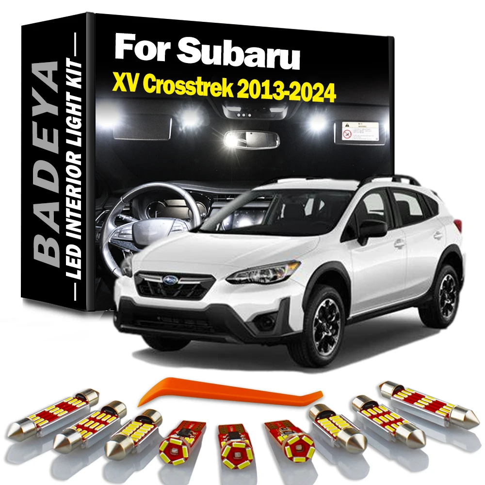Комплект светодиодного внутреннего освещения на крыше для Subaru XV Crosstrek 2013-2015 2016 2017 2018 2019 2020 2021 2022 2023 2024 Лампа номерного знака
Комплект светодиодного внутреннего освещения на крыше для Subaru XV Crosstrek 2013-2015 2016 2017 2018 2019 2020 2021 2022 2023 2024 Лампа номерного знака