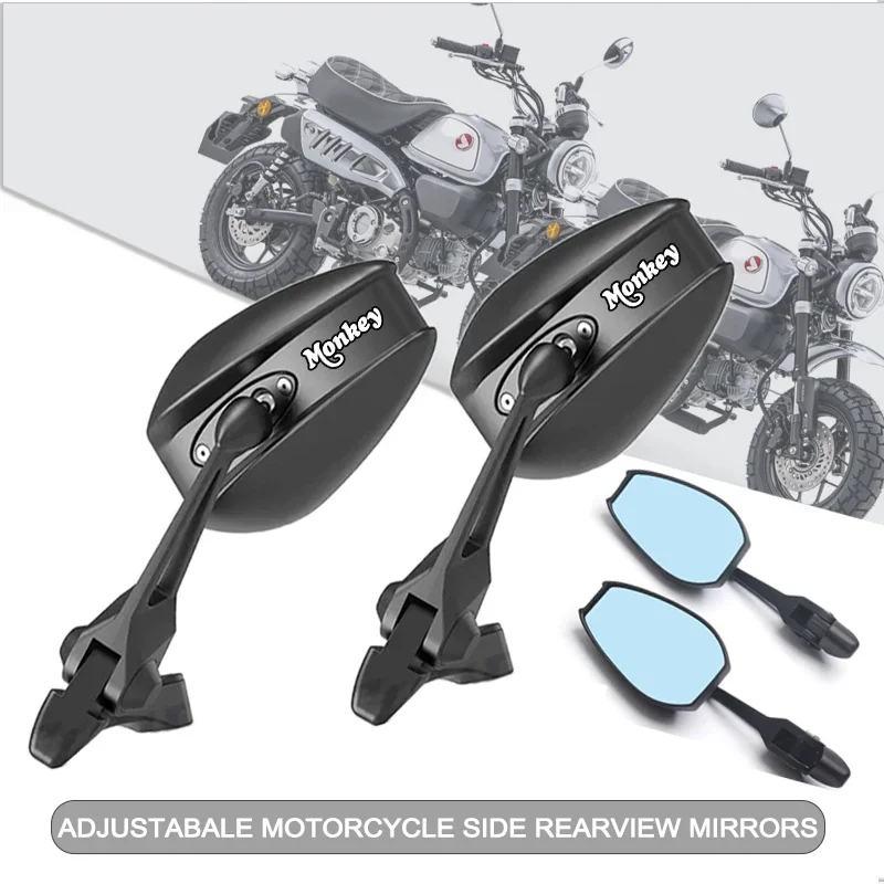 Upgrade Rear View Motorcycle Rearview Mirrors Side Mirror For Honda Monkey Z125 Z120 Monkey125 Z 120 125 DAX125 Accessories
Upgrade Rear View Motorcycle Rearview Mirrors Side Mirror For Honda Monkey Z125 Z120 Monkey125 Z 120 125 DAX125 Accessories