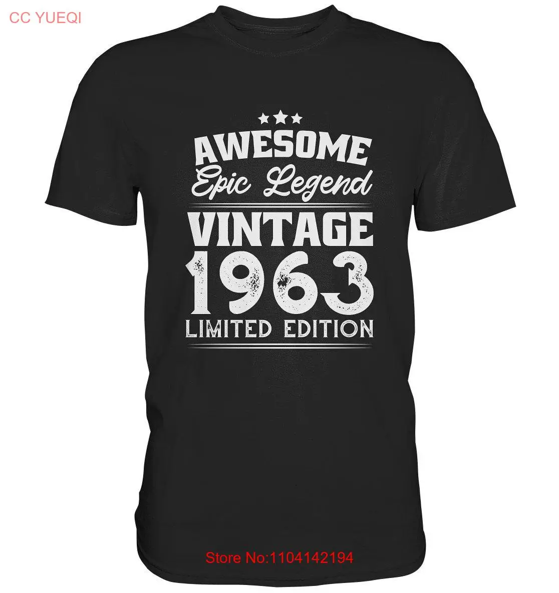60 Years Legend 1963 T Shirt Birthday 60th Celebrate Legends Vintage long or short sleeves
60 Years Legend 1963 T Shirt Birthday 60th Celebrate Legends Vintage long or short sleeves