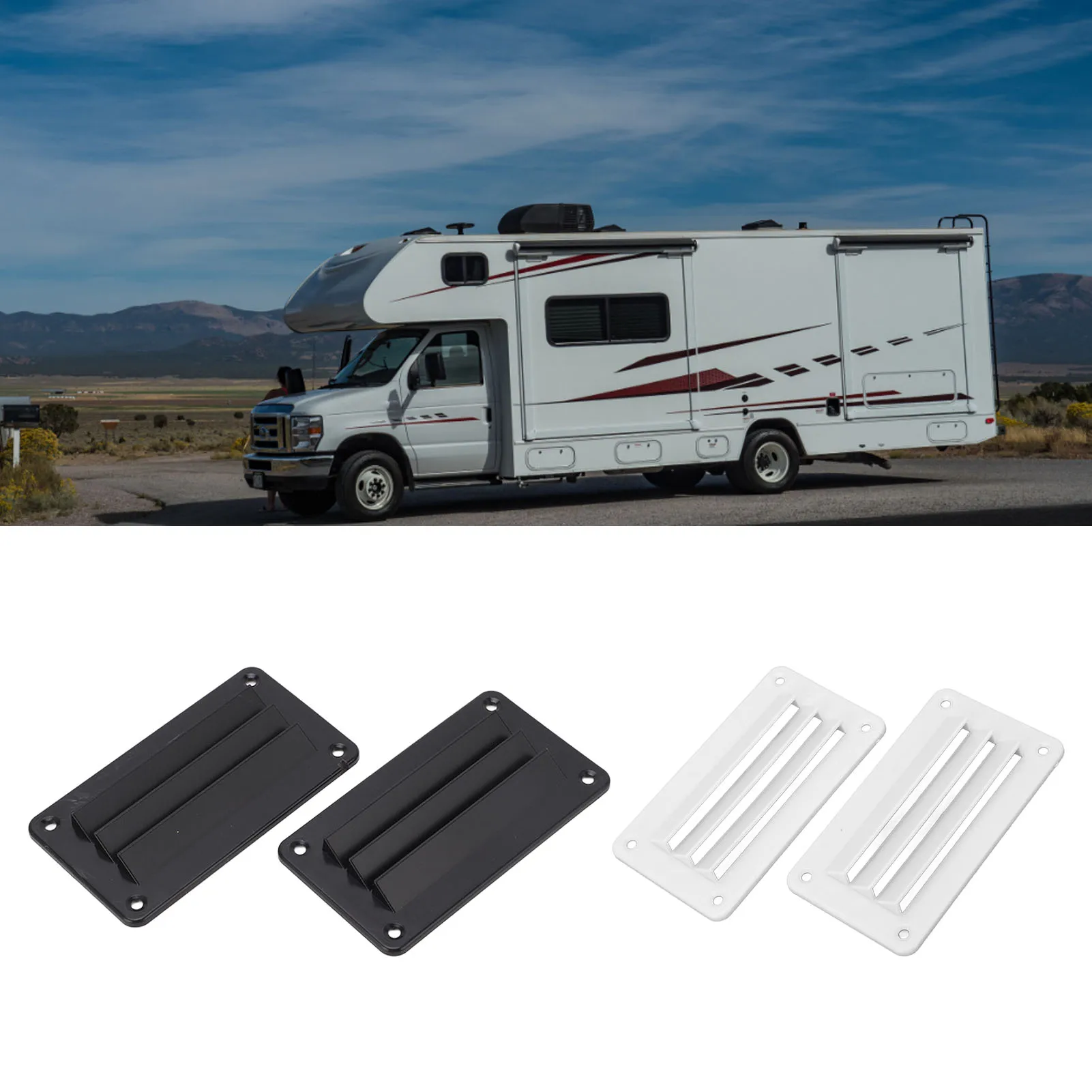 RV Air Vent Louver Professional Bathroom Ventilation Outlet Grille Louver for Boat Yacht Home RV Ventilation Grille
RV Air Vent Louver Professional Bathroom Ventilation Outlet Grille Louver for Boat Yacht Home RV Ventilation Grille