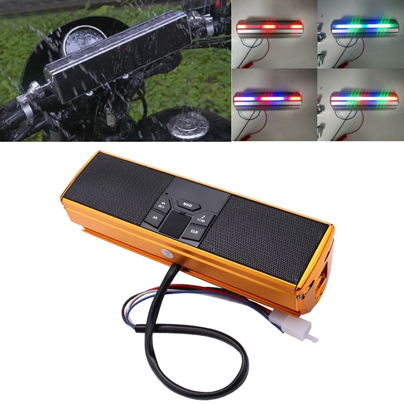 Motorcycle Stereo Speakers MP3 Music Player Bluetooth Player With USB,AUX-IN,FM Radio
Motorcycle Stereo Speakers MP3 Music Player Bluetooth Player With USB,AUX-IN,FM Radio