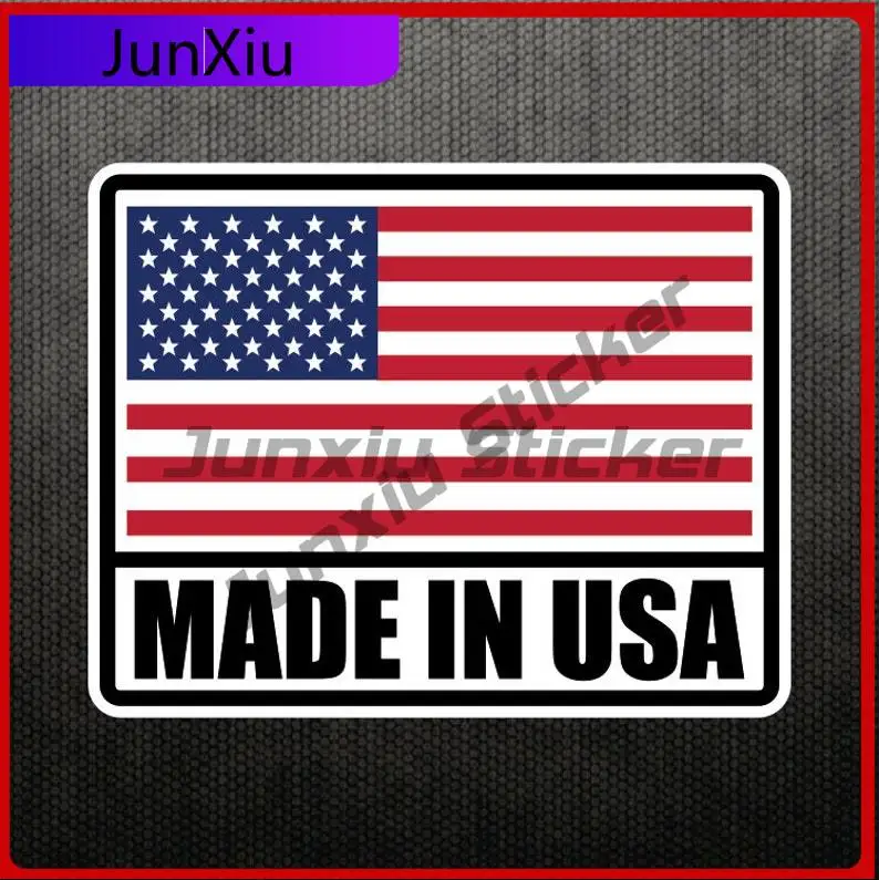 Made In Usa America Sticker Waterproof Vinyl Decal United States Flag Stickers Stars Stripes Cover Scratches Decoration Car Truc
Made In Usa America Sticker Waterproof Vinyl Decal United States Flag Stickers Stars Stripes Cover Scratches Decoration Car Truc