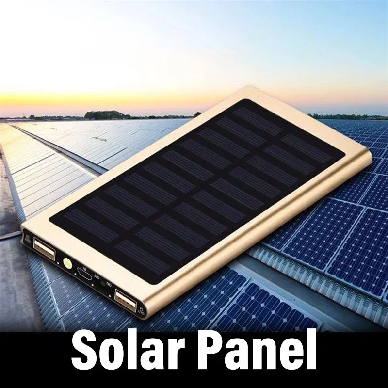 Portable Solar Panel Power Bank Type-C USB Charger for Phone Ultra-thin Solar Power Supply 5000MA 10000MA
Portable Solar Panel Power Bank Type-C USB Charger for Phone Ultra-thin Solar Power Supply 5000MA 10000MA