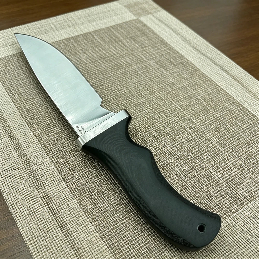 Utility Fixed Blade Knife, 8Cr13Mov Steel Blade G10 Handle Outdoor Tool for Hiking Camping Fishing Hunting Cutting & Survival
Utility Fixed Blade Knife, 8Cr13Mov Steel Blade G10 Handle Outdoor Tool for Hiking Camping Fishing Hunting Cutting & Survival
