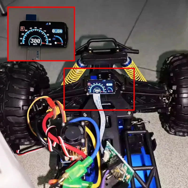 K1RC 1.47 Inch Analog Dashboard Connected Cockpit for 1/10 RC Crawler Drift Car TRX4 Defender AXIAL SCX10 1/14 Tamiya Truck DIY
K1RC 1.47 Inch Analog Dashboard Connected Cockpit for 1/10 RC Crawler Drift Car TRX4 Defender AXIAL SCX10 1/14 Tamiya Truck DIY