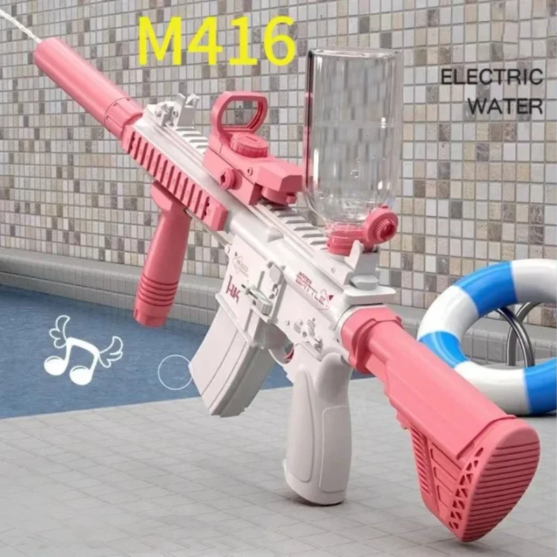 M416 Manual electric water gun with continuous return bore water gun Water toy gun outdoor water fight on the beach
M416 Manual electric water gun with continuous return bore water gun Water toy gun outdoor water fight on the beach