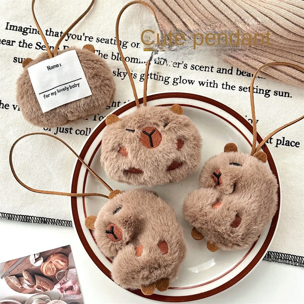 Cute Plush Capybara Keychain Fluffty Animal Doll Bag Pendant Capybara Doll Brooch Cartoon Key Ring Pendant Bag Accessories
Cute Plush Capybara Keychain Fluffty Animal Doll Bag Pendant Capybara Doll Brooch Cartoon Key Ring Pendant Bag Accessories