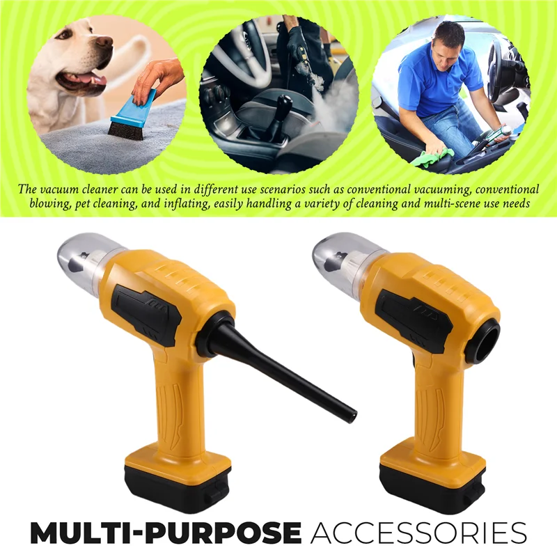 Handheld Vacuum Cleaner 10Kpa Cordless Dust Collect Machine Andair Blower Power Tool Fordewalt 18V 20V Battery
Handheld Vacuum Cleaner 10Kpa Cordless Dust Collect Machine Andair Blower Power Tool Fordewalt 18V 20V Battery