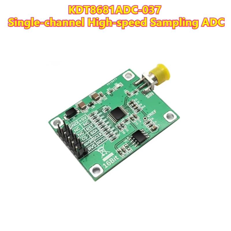 ADS8681 Module 16-bit Sampling Rate 1MSPS ADC Data Acquisition Module Single and Dual-level Inputs KDT8681ADC-037
ADS8681 Module 16-bit Sampling Rate 1MSPS ADC Data Acquisition Module Single and Dual-level Inputs KDT8681ADC-037