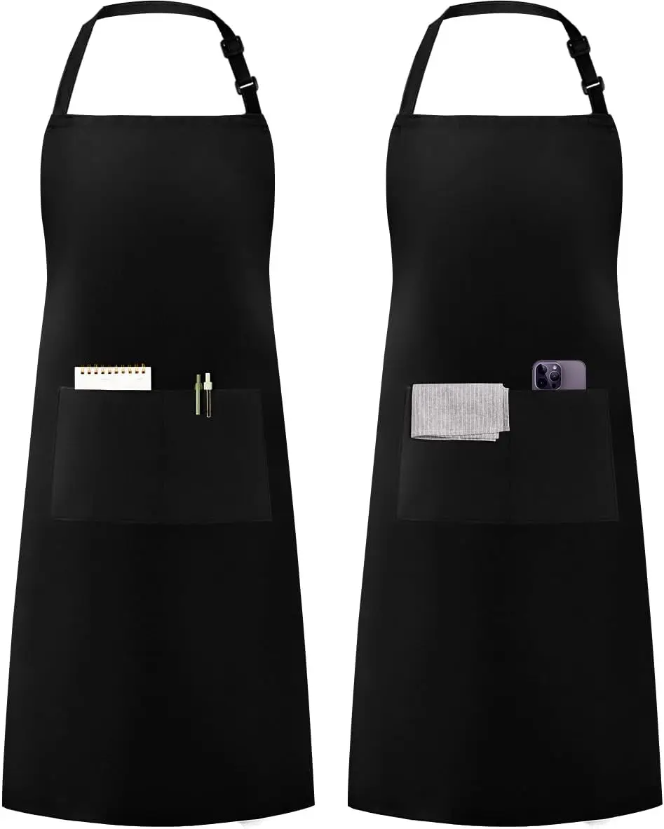 Adjustable unisex cooking apron with two functional pockets for kitchen and chef use
Adjustable unisex cooking apron with two functional pockets for kitchen and chef use