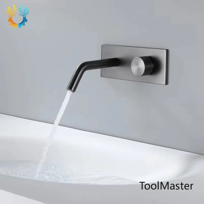【2026】Bathroom metal Wall Basin Faucet Gray Embedded Wall Outlet Cold And Hot Water Single Handle Basin Faucet
【2026】Bathroom metal Wall Basin Faucet Gray Embedded Wall Outlet Cold And Hot Water Single Handle Basin Faucet