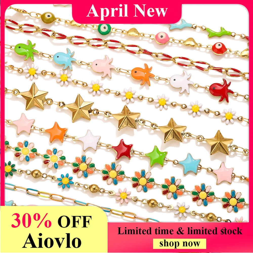 1M Enamel Ocean Chain 18K Gold Stainless Steel Cute Shell Fish Charm Link for DIY Summer Jewelry Making Necklace Bracelet Craft
1M Enamel Ocean Chain 18K Gold Stainless Steel Cute Shell Fish Charm Link for DIY Summer Jewelry Making Necklace Bracelet Craft