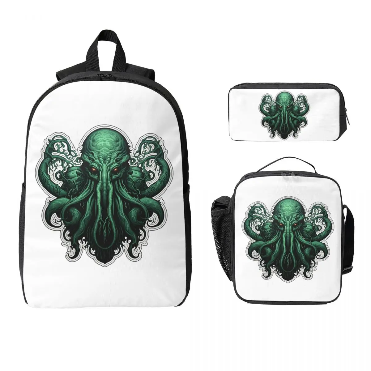 Cool H.P. Lovecraft The Call Of Cthulhu Backpack BookBag School Bag Laptop Shoulder Bags 3ps Insulated Lunch Bag Pencil Case
Cool H.P. Lovecraft The Call Of Cthulhu Backpack BookBag School Bag Laptop Shoulder Bags 3ps Insulated Lunch Bag Pencil Case