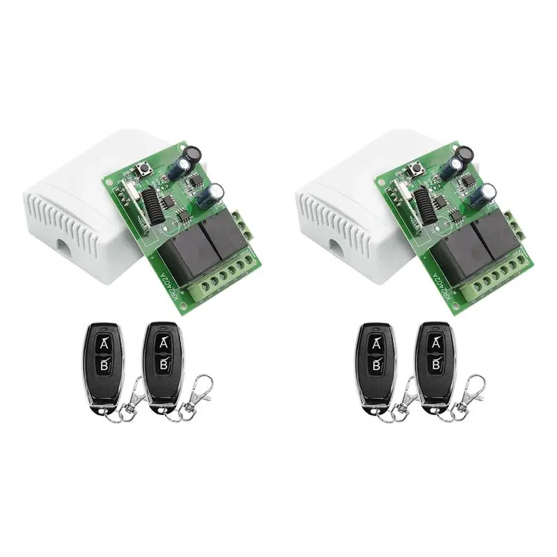 Беспроводной релейный модуль WORTHOWN-2X 433 МГц с дистанционным управлением, 2-канальный RF-передатчик, 5В/12В/24В/30В для гаражных ворот и осветительных приборов
Беспроводной релейный модуль WORTHOWN-2X 433 МГц с дистанционным управлением, 2-канальный RF-передатчик, 5В/12В/24В/30В для гаражных ворот и осветительных приборов