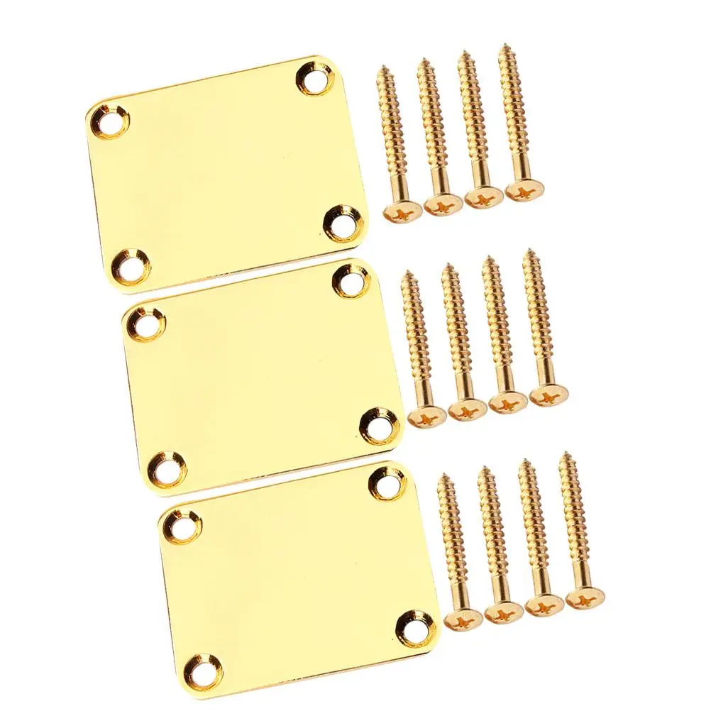 3 Pcs Guitar Neck Plate Durable Easy Install Electric Bass Parts Connecting Gasket Support Mounting Practical Design
3 Pcs Guitar Neck Plate Durable Easy Install Electric Bass Parts Connecting Gasket Support Mounting Practical Design
