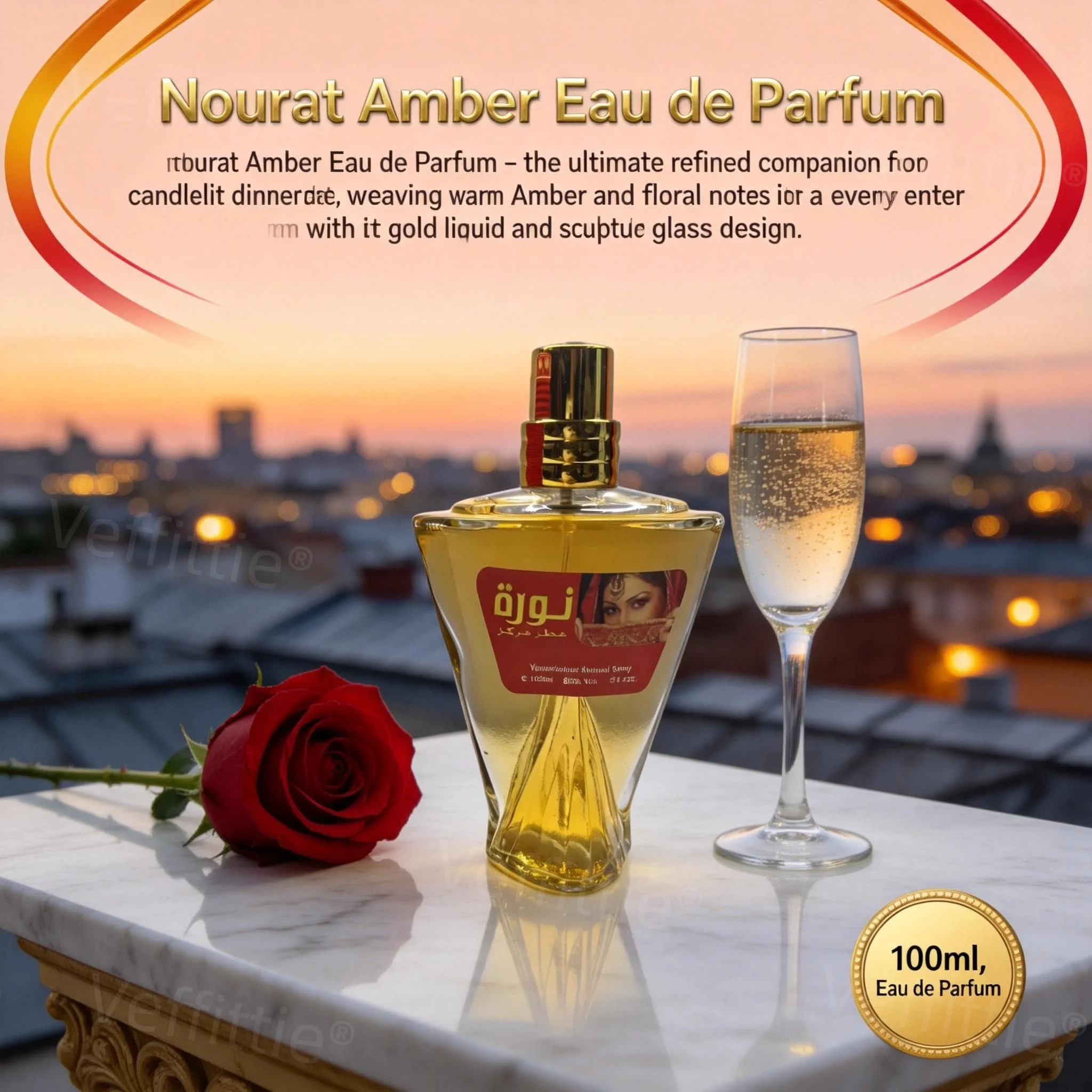 Luxury Evening Marine Floral Cologne 100ml, violet rose mid, amber musk base, all-day fresh scent for glamorous date nights
Luxury Evening Marine Floral Cologne 100ml, violet rose mid, amber musk base, all-day fresh scent for glamorous date nights