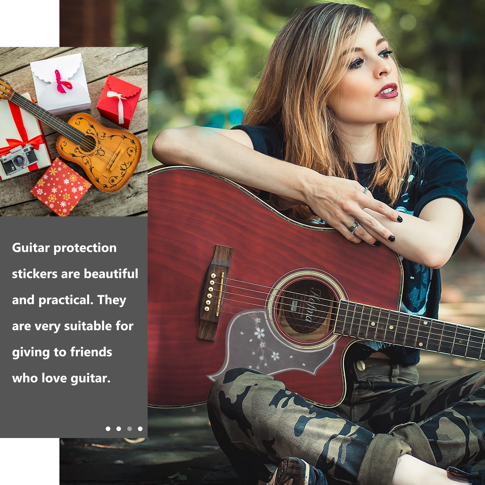 2Pcs Guitar Pickguard 39 41 Inch Anti scratch Protective Sticker Electric Acoustic Guitar Panel Lightweight Impact Plate
2Pcs Guitar Pickguard 39 41 Inch Anti scratch Protective Sticker Electric Acoustic Guitar Panel Lightweight Impact Plate