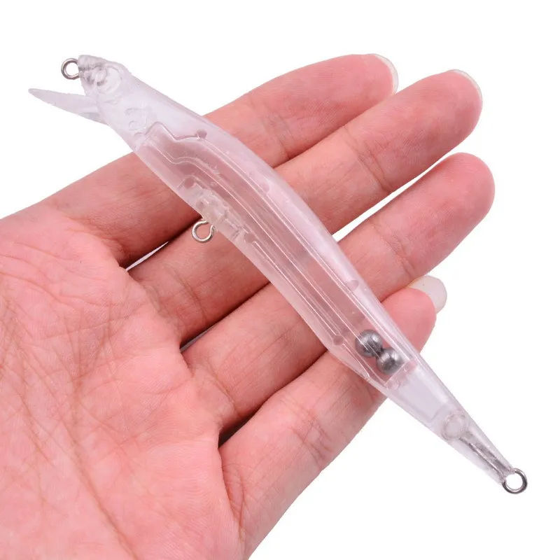 New Hot Clear Unpainted Set Minnows 12cm 9g Plastic Hard Lures Long Cast Floating Lifelike Freshwater Saltwater Fishing Tackles
New Hot Clear Unpainted Set Minnows 12cm 9g Plastic Hard Lures Long Cast Floating Lifelike Freshwater Saltwater Fishing Tackles