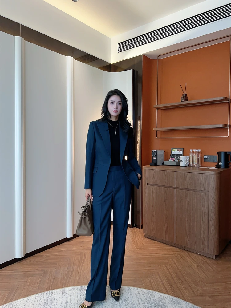 Slim Fit Autumn Winter New Sle Simp Pink Suit Straight Leg Pants Profional Faionable Women's Suiting Workwear
Slim Fit Autumn Winter New Sle Simp Pink Suit Straight Leg Pants Profional Faionable Women's Suiting Workwear