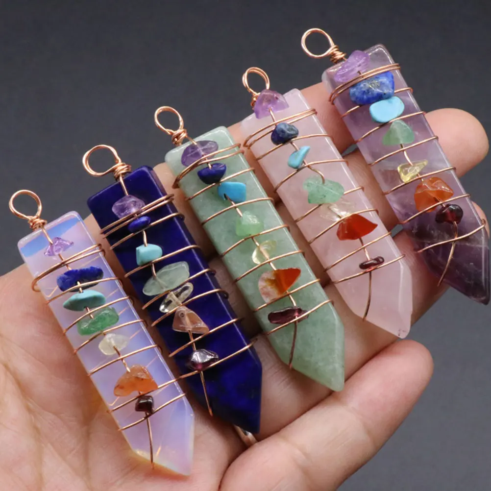 Crystal Pendant Necklace Accessories Women Natural Stone Pendants Colorful DIY Supplies Fashion Charm Jewelry Set
Crystal Pendant Necklace Accessories Women Natural Stone Pendants Colorful DIY Supplies Fashion Charm Jewelry Set