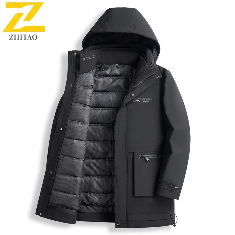 Luxury Winter Down Jacket Men New Goose Down Working Lightweight Down Coat Casual Detachable Liner Warm Hooded Padded Jacket
Luxury Winter Down Jacket Men New Goose Down Working Lightweight Down Coat Casual Detachable Liner Warm Hooded Padded Jacket