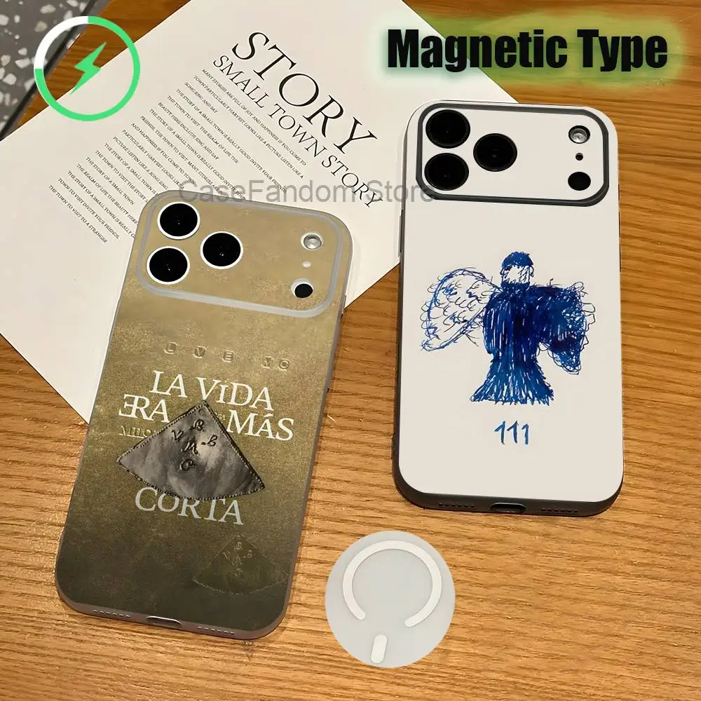 M-Milo J La Vida Era Mas Transparent White Phone Case For iPhone 17,16,15,14,13,12,11,Pro,Max,Plus Magnetic Wireless Charging
M-Milo J La Vida Era Mas Transparent White Phone Case For iPhone 17,16,15,14,13,12,11,Pro,Max,Plus Magnetic Wireless Charging