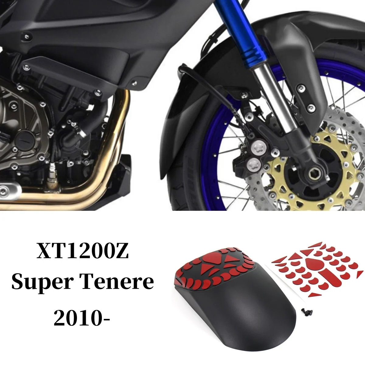 Motorcycle Front Fender Mudguard Extension Mud Guard Extender For Yamaha XTZ1200 XTZ 1200 XT1200Z XT 1200 Z Super Tenere 2010-
Motorcycle Front Fender Mudguard Extension Mud Guard Extender For Yamaha XTZ1200 XTZ 1200 XT1200Z XT 1200 Z Super Tenere 2010-