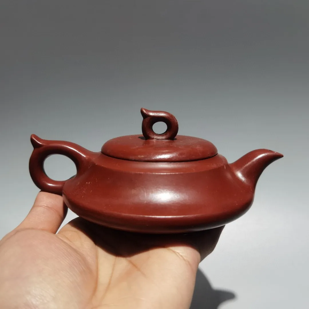 6"Chinese Yixing Purple Clay Teapot Flying Pot Fish fin shaped pot Teapot Pot Tea Maker Amass wealth Ornaments Town house
6"Chinese Yixing Purple Clay Teapot Flying Pot Fish fin shaped pot Teapot Pot Tea Maker Amass wealth Ornaments Town house