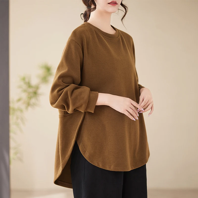 Свободный крой Long Sve Crew Ne, однотонная круглая футболка Ne Design, милый повседневный удобный женский топ
Свободный крой Long Sve Crew Ne, однотонная круглая футболка Ne Design, милый повседневный удобный женский топ