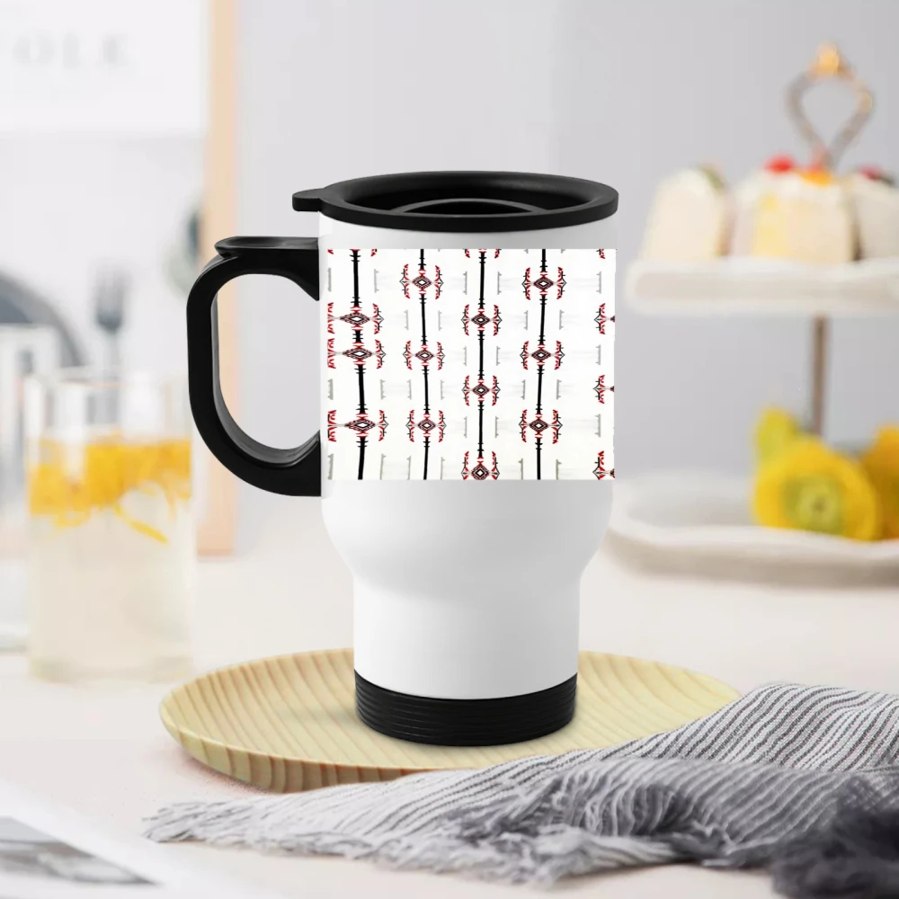 Modern Travel Mug With Geometric Pattern Stainless Steel Insulated Design For Coffee Lovers On The Go 16 Oz Single Piece
Modern Travel Mug With Geometric Pattern Stainless Steel Insulated Design For Coffee Lovers On The Go 16 Oz Single Piece