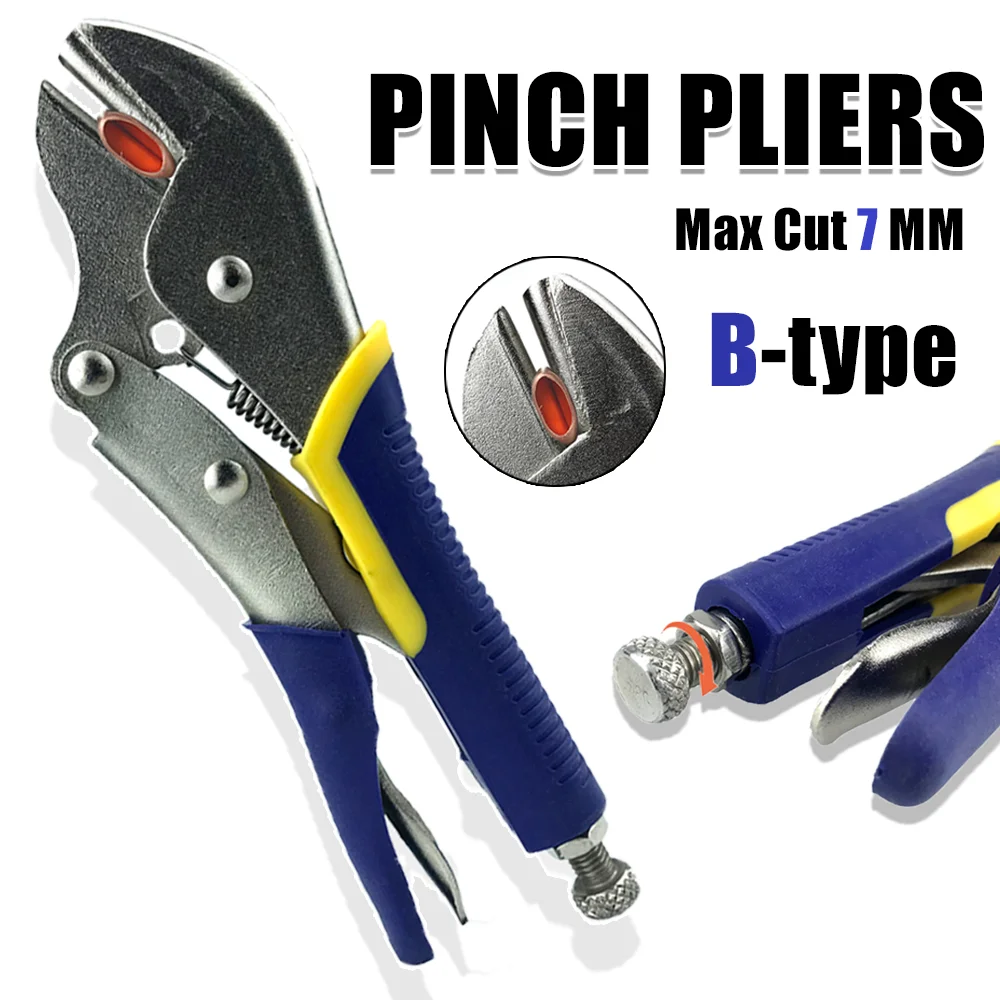 B-Type Max Cut 7MM Pinch Pliers, Carbon Steel Pinch Off Pliers for Tube Sealing/Air Conditioner/ Refrigerator Repair, Hand Tools
B-Type Max Cut 7MM Pinch Pliers, Carbon Steel Pinch Off Pliers for Tube Sealing/Air Conditioner/ Refrigerator Repair, Hand Tools