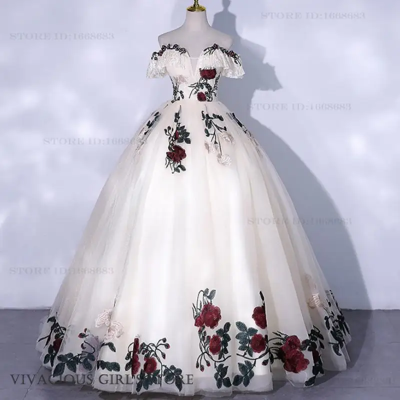 Elegant Lace Princess Female Evening Party Dress Exquisite Embroidery Tulle Wedding Prom Dress Temperament Vestidos De Festa
Elegant Lace Princess Female Evening Party Dress Exquisite Embroidery Tulle Wedding Prom Dress Temperament Vestidos De Festa