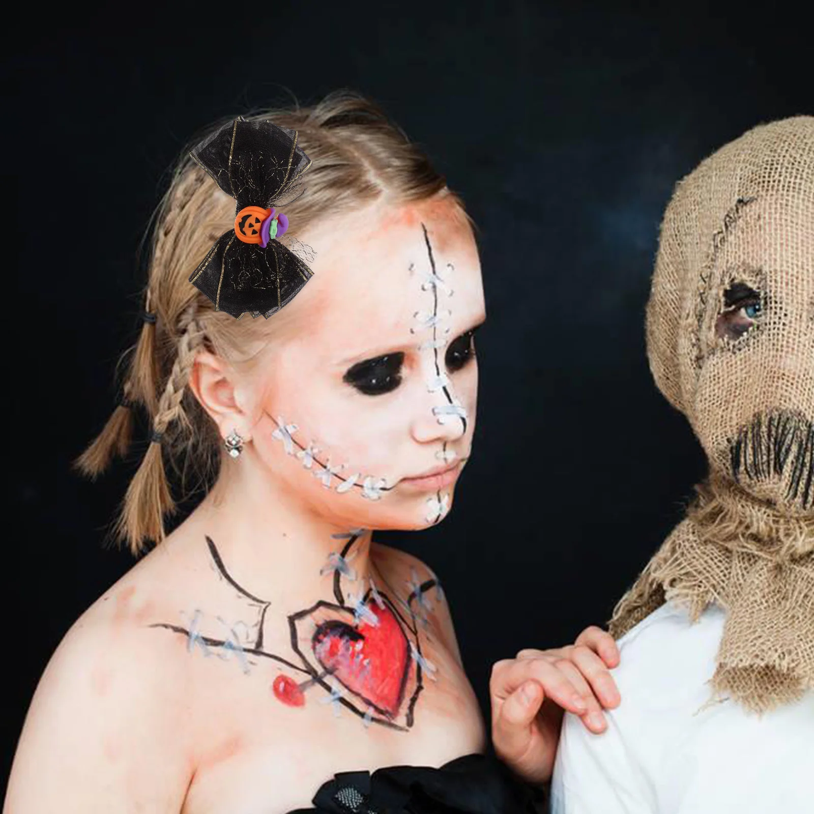 Bow-Knot Hair Clips Halloween Hairpin for Kids Women Holiday Party Decoration Hair Accessory Halloween Headdress Decor
Bow-Knot Hair Clips Halloween Hairpin for Kids Women Holiday Party Decoration Hair Accessory Halloween Headdress Decor