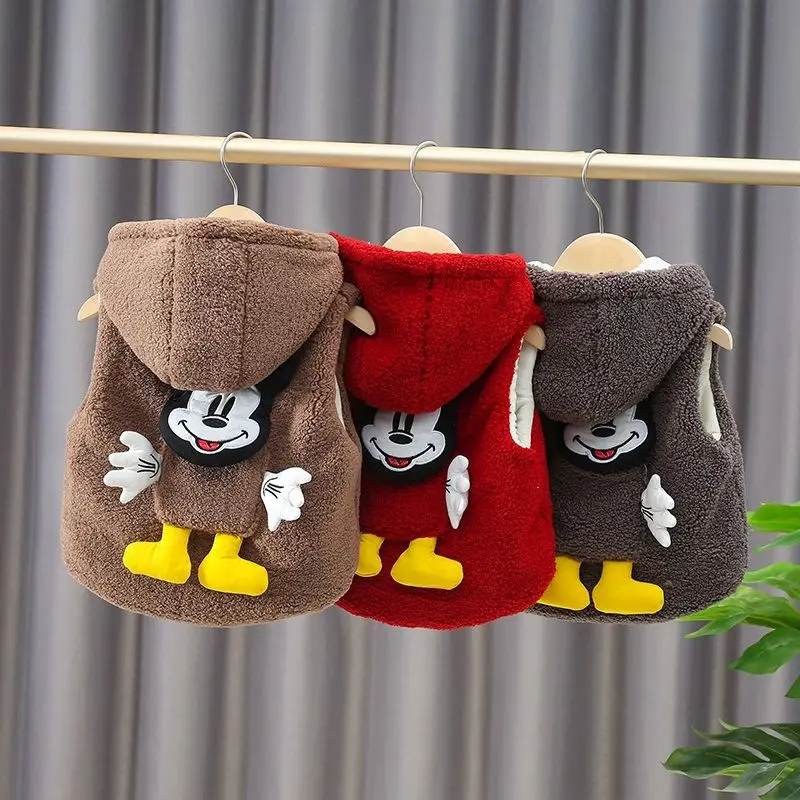 Детский осенне-зимний утепленный жилет с капюшоном, куртка на молнии с вышивкой Микки Диснея, теплая хлопковая куртка без рукавов для мальчиков и девочек
Детский осенне-зимний утепленный жилет с капюшоном, куртка на молнии с вышивкой Микки Диснея, теплая хлопковая куртка без рукавов для мальчиков и девочек