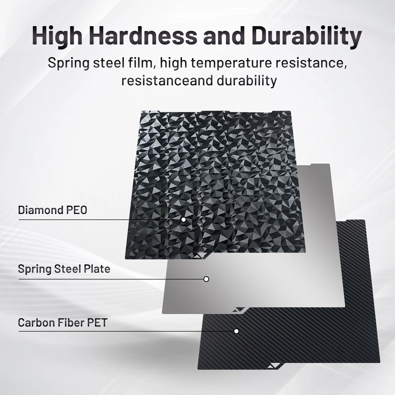 For Anycubic Kobra 3 Combo Build Plate 256x268mm Spring Steel Sheet PEO PET Sheet Double Sided For Anycubic Kobra 3 Build Plate
For Anycubic Kobra 3 Combo Build Plate 256x268mm Spring Steel Sheet PEO PET Sheet Double Sided For Anycubic Kobra 3 Build Plate