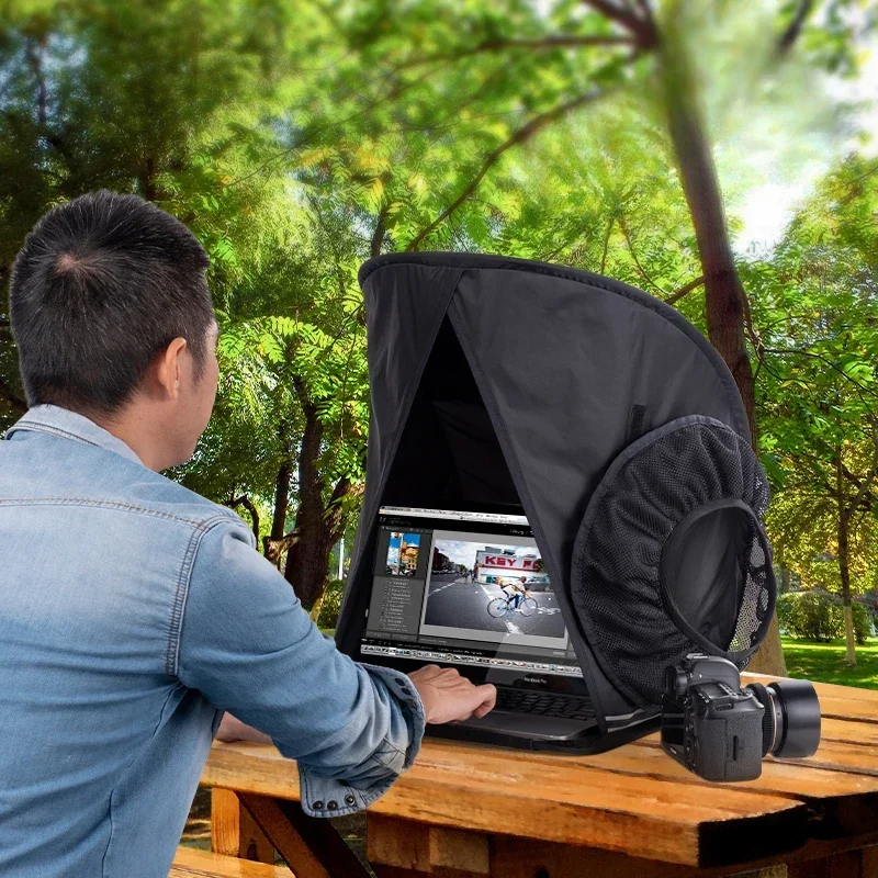 Laptop hood Foldable outer shot Indoor outdoor sunshade rain screen protective cover
Laptop hood Foldable outer shot Indoor outdoor sunshade rain screen protective cover