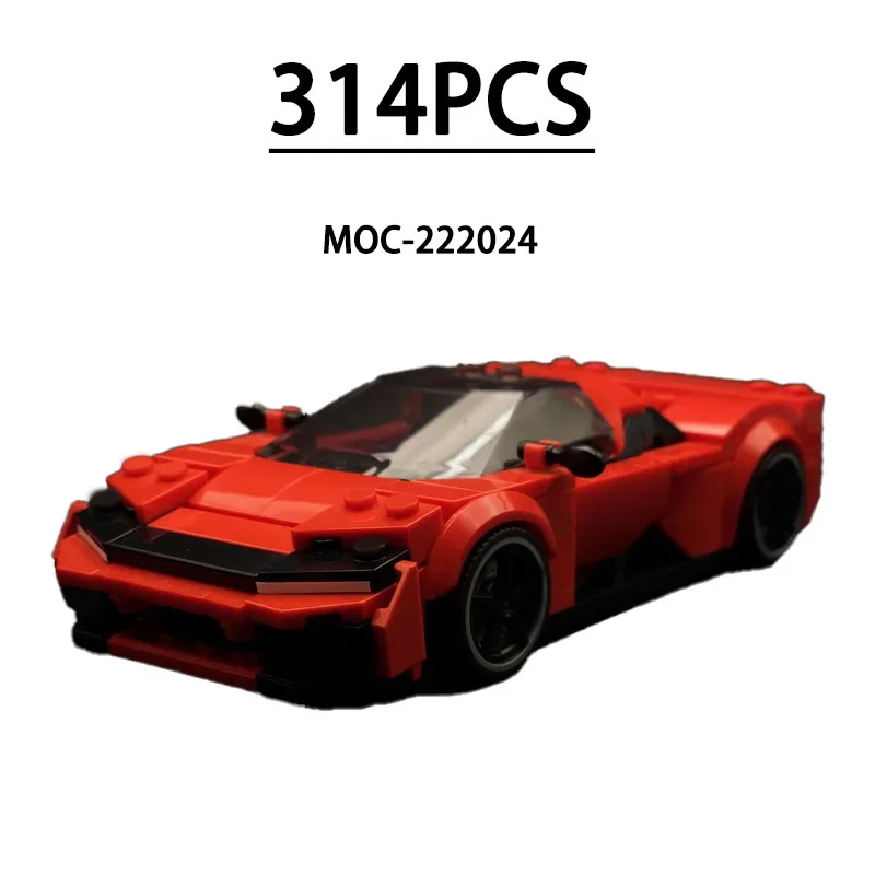 MOC-222024 Building Block Super Sports Car Racing Model Display 314PCS Children Educational Birthday Christmas New Year Toy Gift
MOC-222024 Building Block Super Sports Car Racing Model Display 314PCS Children Educational Birthday Christmas New Year Toy Gift