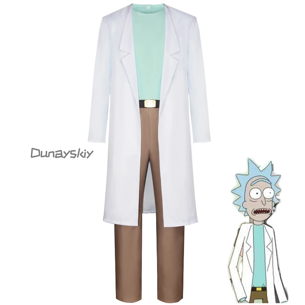 Genius Scientists Rick Cosplay Anime Costume Uniform Outfits Halloween Carnival Suit for Men Kid
Genius Scientists Rick Cosplay Anime Costume Uniform Outfits Halloween Carnival Suit for Men Kid