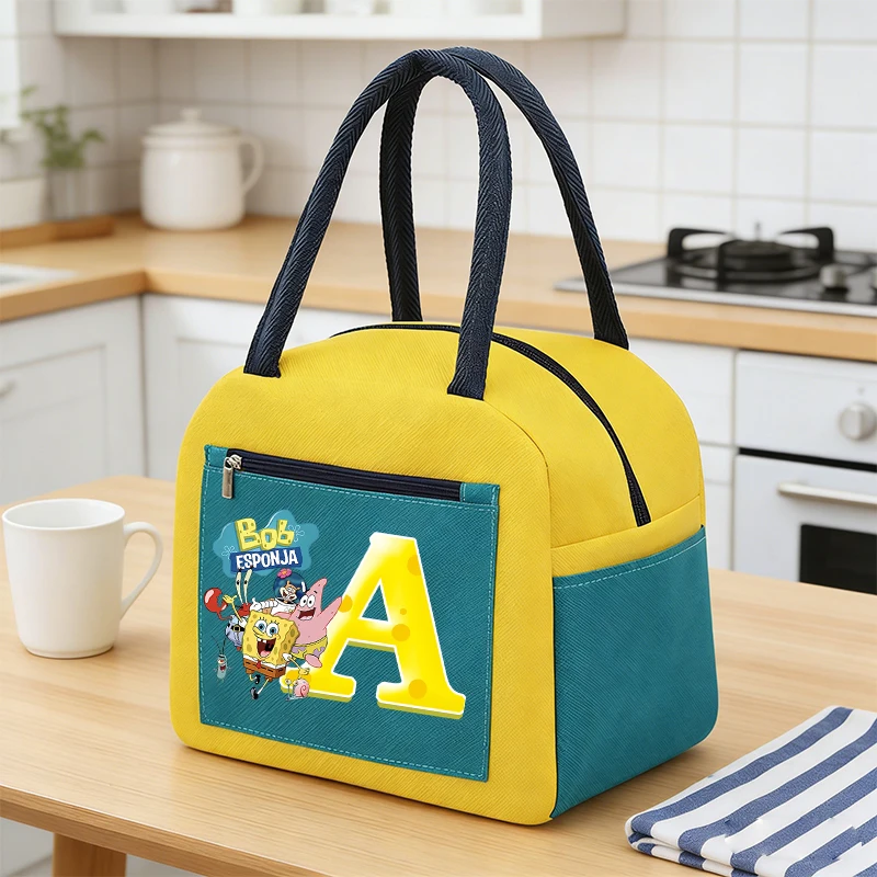 SpongeBob SquarePants Lunch Bag Student Portable Insulation Bento Pack Thermal Food Bag Meal Pack IcePack Boy Girl Bento Handbag
SpongeBob SquarePants Lunch Bag Student Portable Insulation Bento Pack Thermal Food Bag Meal Pack IcePack Boy Girl Bento Handbag