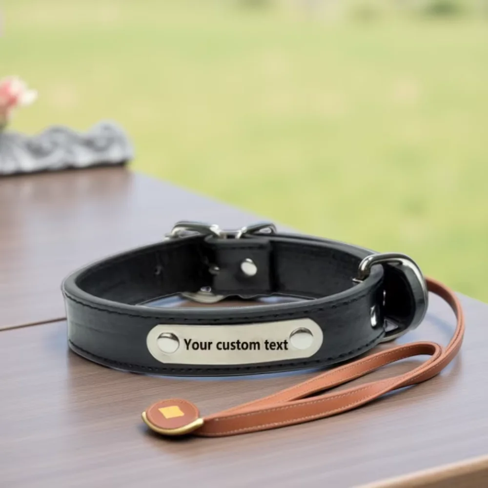 Custom Personalized Dog Collar With Name Engraved Id Anti-Loss Solid Pu Leather For All Types Of Puppies And Kittens Pet Supplie
Custom Personalized Dog Collar With Name Engraved Id Anti-Loss Solid Pu Leather For All Types Of Puppies And Kittens Pet Supplie