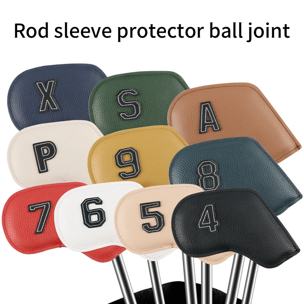 10pcs/set Golf Iron Headcover 3-9,P,S,A, Club Head Cover Embroidery Number Case Golf club leather cover
10pcs/set Golf Iron Headcover 3-9,P,S,A, Club Head Cover Embroidery Number Case Golf club leather cover