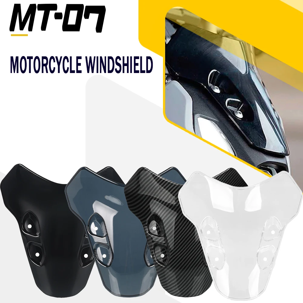 For YAMAHA MT-07 MT07 MT 07 2021 2022 2023 Motorcycle Accessories Front Windshield Windscreen Windproof Wind Screen Deflector
For YAMAHA MT-07 MT07 MT 07 2021 2022 2023 Motorcycle Accessories Front Windshield Windscreen Windproof Wind Screen Deflector