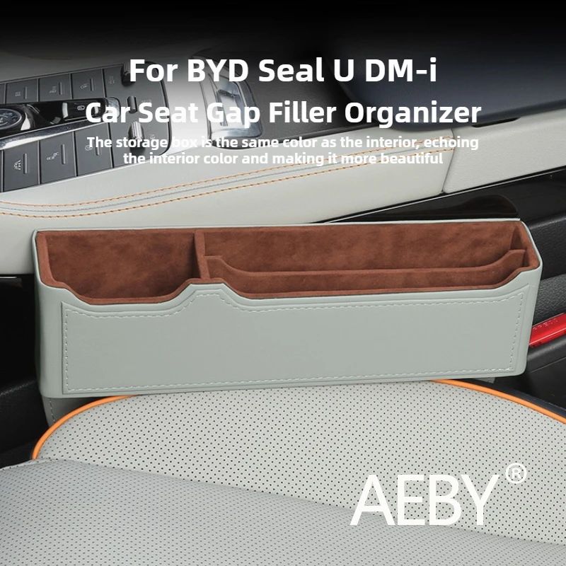 AEBY For BYD Seal U DM-i 2020-2025 Seat Gap Filler Organizer, Leather Storage Box, Anti-Dirty Anti-Drop Mat, Easy Installation
AEBY For BYD Seal U DM-i 2020-2025 Seat Gap Filler Organizer, Leather Storage Box, Anti-Dirty Anti-Drop Mat, Easy Installation
