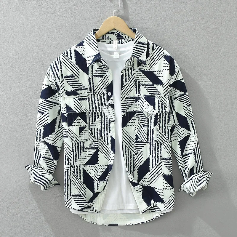2024 Oversize Men Hawaiian Shirt Summer Personalized Print Graphic Beach Shirts Long Sleeve Casual Men Blouse
2024 Oversize Men Hawaiian Shirt Summer Personalized Print Graphic Beach Shirts Long Sleeve Casual Men Blouse