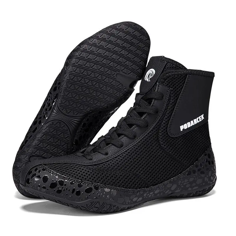 Professional Wrestling Shoes Men Breathable Men Boxing Boots Non-Slip Fighting Shoes for Men Wearable Gym Training Shoe
Professional Wrestling Shoes Men Breathable Men Boxing Boots Non-Slip Fighting Shoes for Men Wearable Gym Training Shoe